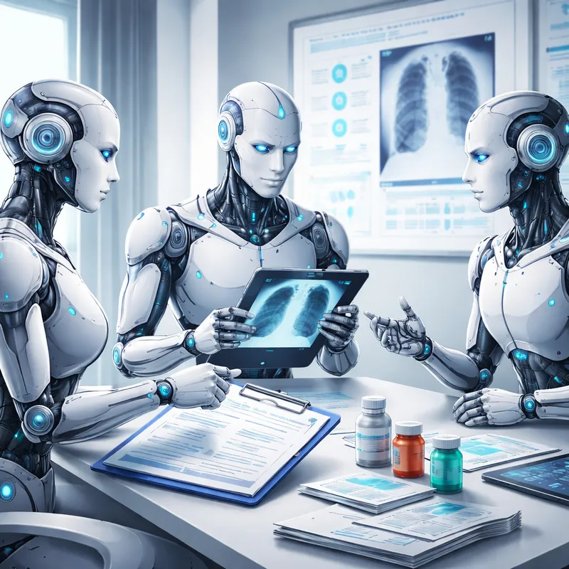 AI Agents debating medical treatment options in a clinical setting